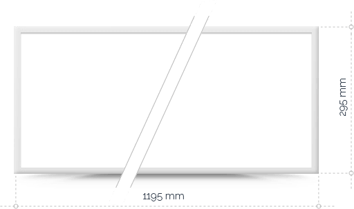 LED paneel kopen 1195x295mm